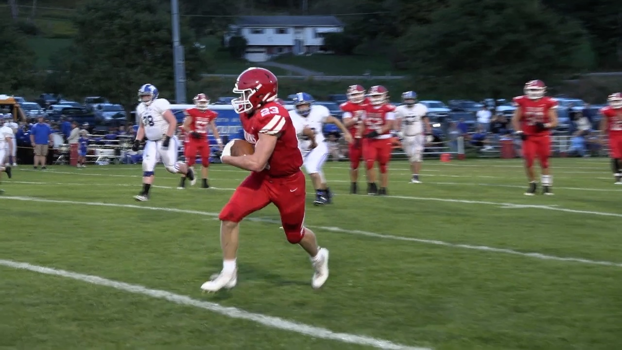 Trojans Trounce Williamsport Mounties, 43-7